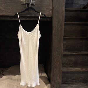 CAbi Cream Slip Dress